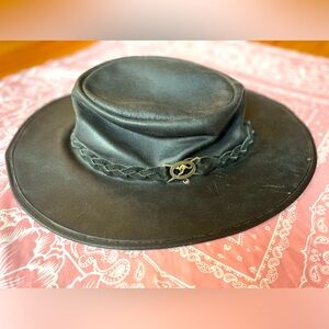 Grizzly Hatters Leather Bush Hat Size XL - Made in Australia